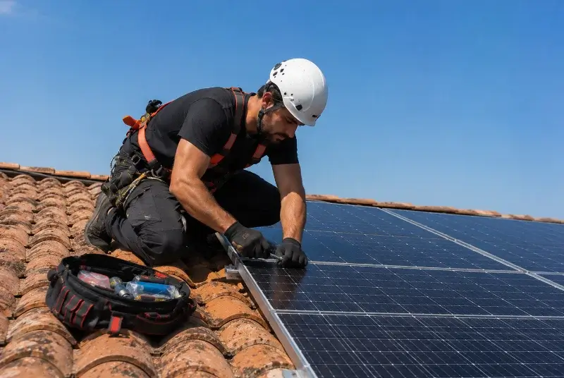 Maintenance et monitoring de panneaux solaires à Quaix-en-Chartreuse